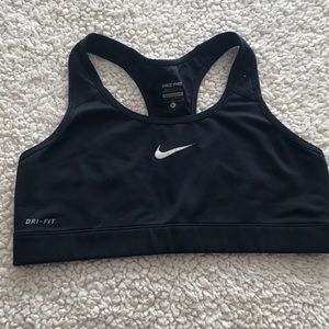 Women’s Nike Pro Dri-Fit sports bra. Size large.